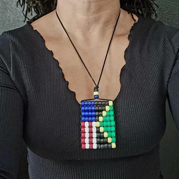 Jamerican Car Mirror Danglers/Necklace. - Picture 1 of 2